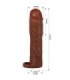 PRETTY LOVE - GERD FUNDA PARA PENE CON EXTENSIÓN DE 7.6 CM MULATO