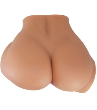 CRAZY BULL - EMILIA TRASERO VIBRADOR CON VAGINA Y ANO REALÍSTICO NATURAL CONTROL REMOTO