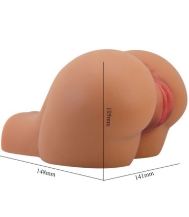 CRAZY BULL - KYLIE TRASERO VIBRADOR CON VAGINA Y ANO REALÍSTICO CONTROL REMOTO