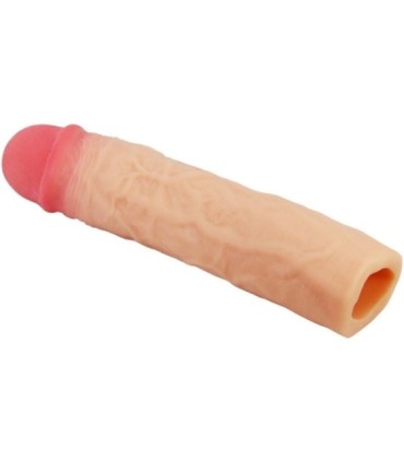 PRETTY LOVE - DEREK FUNDA PENE CON EXTENSIÓN DE 7.6 CM NATURAL