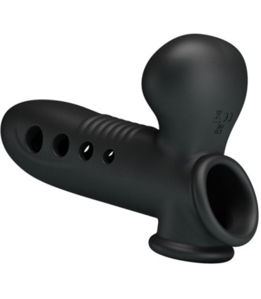 PRETTY LOVE - CRANE FUNDA PARA PENE CON AIRBAG NEGRO