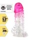PRETTY LOVE - WILFORD FUNDA REALÍSTICA ALARGADORA CON RELIEVE PARA PENE ROSA