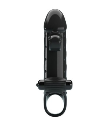 ROMANCE - FUNDA PARA PENE CON VIBRACIÓN NEGRO