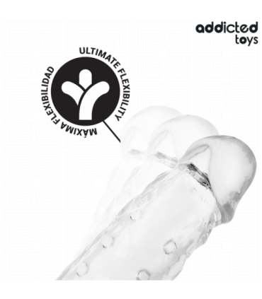 ADDICTED TOYS - FUNDA PARA EL PENE TRANSPARENTE TALLA S 23 CM