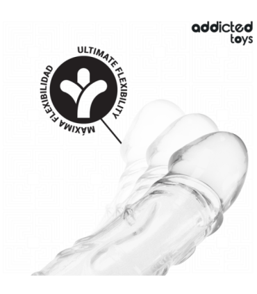 ADDICTED TOYS - EXTENSOR PARA EL PENE TRANSPARENTE 27 CM