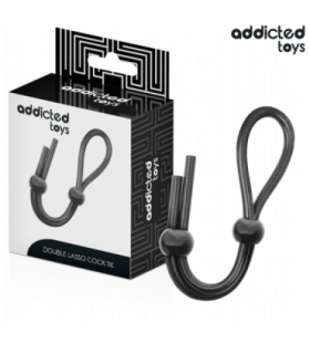 ADDICTED TOYS - CUERDA SILICONA PARA EL PENE DE LAZO DOBLE