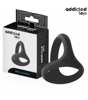 ADDICTED TOYS - ANILLO TRIPLE GRUESO PARA EL PENE