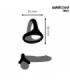 ADDICTED TOYS - ANILLO TRIPLE GRUESO PARA EL PENE