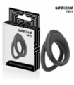 ADDICTED TOYS - ANILLO TEXTURIZADO DOBLE PARA EL PENE