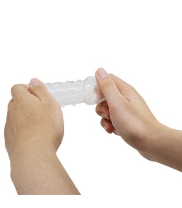 PRETTY LOVE - FUNDA PARA PENE APRETADA Y VOLUMINIZADORA TRANSPARENTE