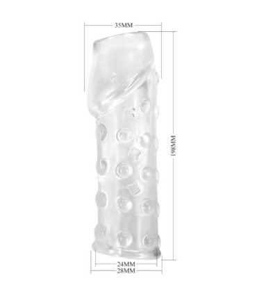 PRETTY LOVE - FUNDA PARA PENE APRETADA Y VOLUMINIZADORA TRANSPARENTE