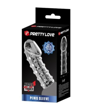 PRETTY LOVE - FUNDA PARA PENE APRETADA Y VOLUMINIZADORA TRANSPARENTE