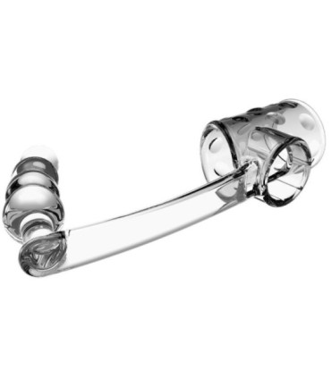 PRETTY LOVE - FUNDA PARA PENE CON PLUG ANAL TRANSPARENTE