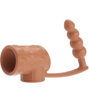 PRETTY LOVE - FUNDA PARA PENE CON PLUG ANAL NATURAL