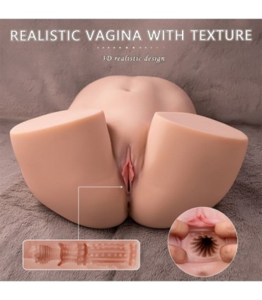 XISE - ETHEL THRUSTING MASTURBADOR VAGINA REALÍSTICO CON VIBRACIÓN MULTIPOSICIÓN