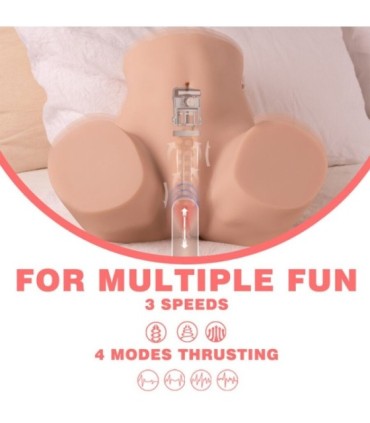 XISE - DANAE THRUSTING MASTUBADOR VAGINA REALÍSTICO CON VIBRACIÓN MULTIPOSICIÓN