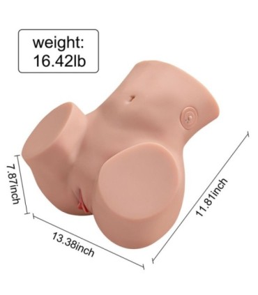 XISE - SYDNI MASTURBADOR VAGINA REALÍSTICO MULTIPOSICIÓN CON THRUSTING