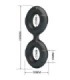 CRAZY BULL - RADWAN ANILLO DOBLE SILICONA MODELO 19