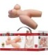 CRAZY BULL - LILY TORSO FEMENINO REALISTA VAGINA Y ANAL 4 KG