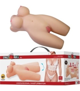 CRAZY BULL - MIA TORSO FEMENINO REALISTA VAGINA Y ANAL 8.5 KG