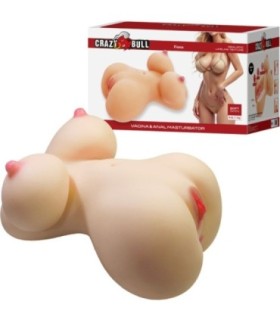 CRAZY BULL - FIONA TORSO FEMENINO REALISTA VAGINA Y ANAL 7.1 KG