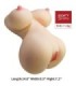 CRAZY BULL - FIONA TORSO FEMENINO REALISTA VAGINA Y ANAL 7.1 KG