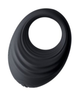 ROCKS- OFF - SPIRE ANILLO VIBRADOR PARA EL PENE NEGRO