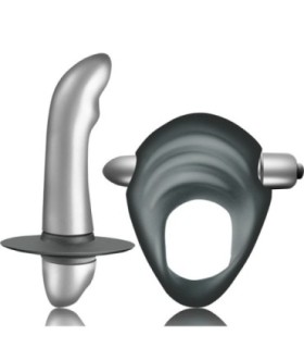 CLIMAXIMUM - ENTICE KIT ANILLO PARA PENE + VIBRADOR PRÓSTATA PRINCIPIANTES