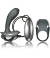 CLIMAXIMUM - EXCITE KIT ANILLO PARA PENE + MASAJEADOR PRÓSTATA CON CABLE