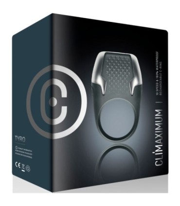 CLIMAXIMUM - TYRO ANILLO VIBRADOR PARA PENE LUCES LED