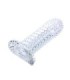 BAILE - FUNDA PARA PENE CON PUNTOS ESTIMULANTES MORADO 14 CM