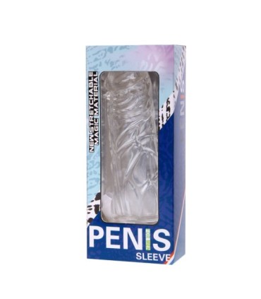 BAILE - FUNDA LILA PARA EL PENE EN SILICONA ADAPTABLE 13 CM