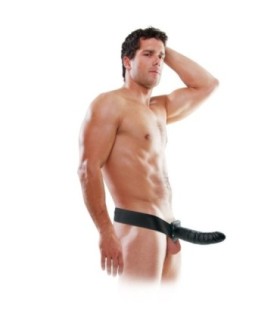 FETISH FANTASY SERIES - ARNÉS HUECO 19 CM NEGRO
