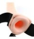 FETISH FANTASY SERIES - ARNÉS VIBRADOR HUECO 19 CM NATURAL
