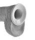 KING COCK - STRAP-ON CON DILDO HUECO 28 CM Y TIRANTES COLOR CARNE