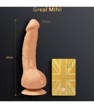 G-VIBE - GREAL MINI DILDO VIBRADOR SILICIONA NATURAL