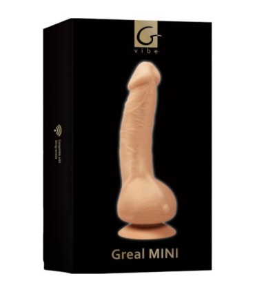 G-VIBE - GREAL MINI DILDO VIBRADOR SILICIONA NATURAL