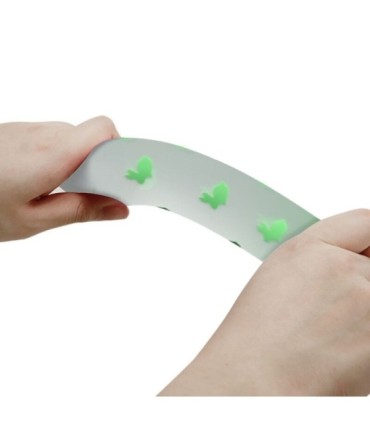 PRETTY LOVE - MAGICAL NIGHTFALL DILDO SIN VIBRACIÓN LUMINOSO VERDE