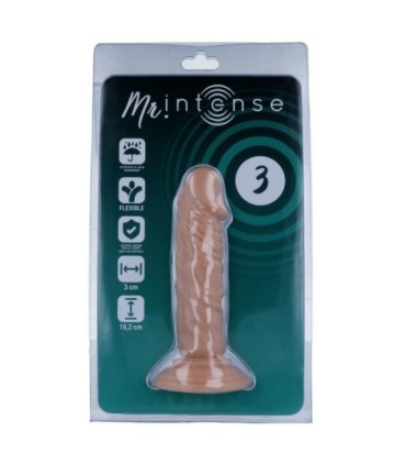 MR INTENSE - 3 PENE REALÍSTICO 16.2 CM -O- 3 CM