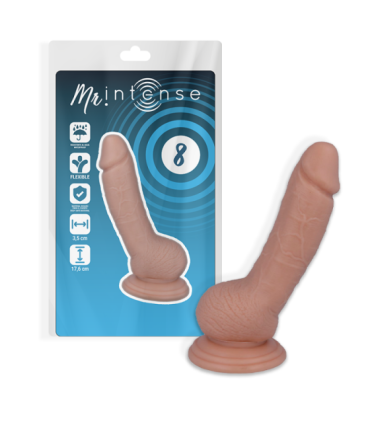 MR INTENSE - 8 PENE REALÍSTICO 17.6 CM -O- 3.5 CM