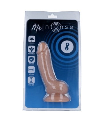 MR INTENSE - 8 PENE REALÍSTICO 17.6 CM -O- 3.5 CM