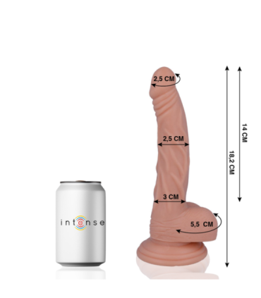 MR INTENSE - 12 PENE REALÍSTICO 18.2 CM -O- 2.5 CM