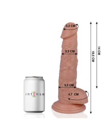 MR INTENSE - 13 PENE REALÍSTICO 18.5 CM -O- 3.2 CM