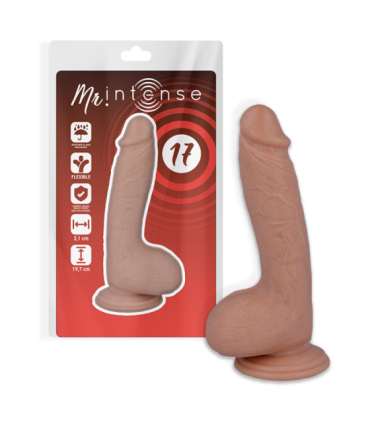 MR INTENSE - 17 PENE REALÍSTICO 19.7 CM -O- 4.1 CM