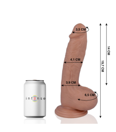 MR INTENSE - 17 PENE REALÍSTICO 19.7 CM -O- 4.1 CM