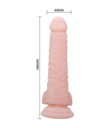 BAILE - SUPER DILDO REALÍSTICO NATURAL 18.8 CM