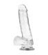 X RAY - CLEAR DILDO REALISTA TRANSPARENTE 18.5 CM -O- 3.8 CM