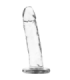 X RAY - CLEAR DILDO TRANSPARENTE 18 CM -O- 4 CM
