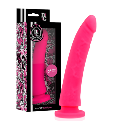 DELTA CLUB - DILDO REALISTA ROSA SILICONA MEDICA 17 CM -O- 3 CM