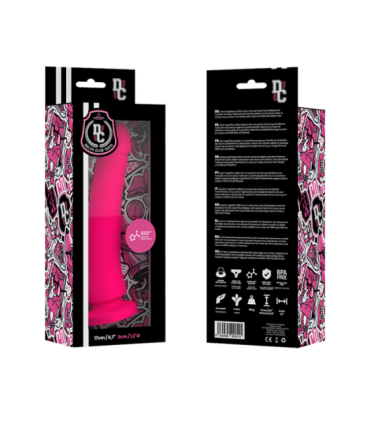 DELTA CLUB - DILDO REALISTA ROSA SILICONA MEDICA 17 CM -O- 3 CM